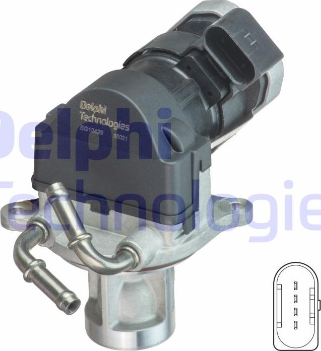 Delphi EG10429-12B1 - Izpl. gāzu recirkulācijas vārsts www.autospares.lv