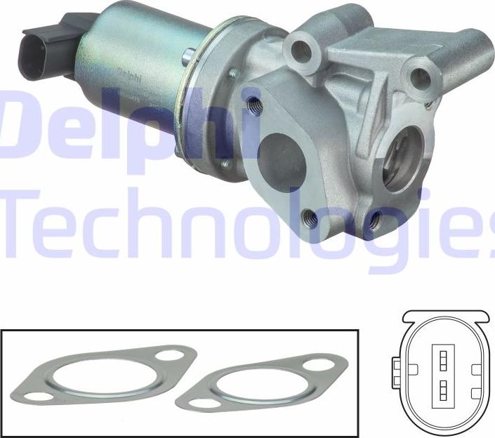 Delphi EG10475-12B1 - Izpl. gāzu recirkulācijas vārsts www.autospares.lv