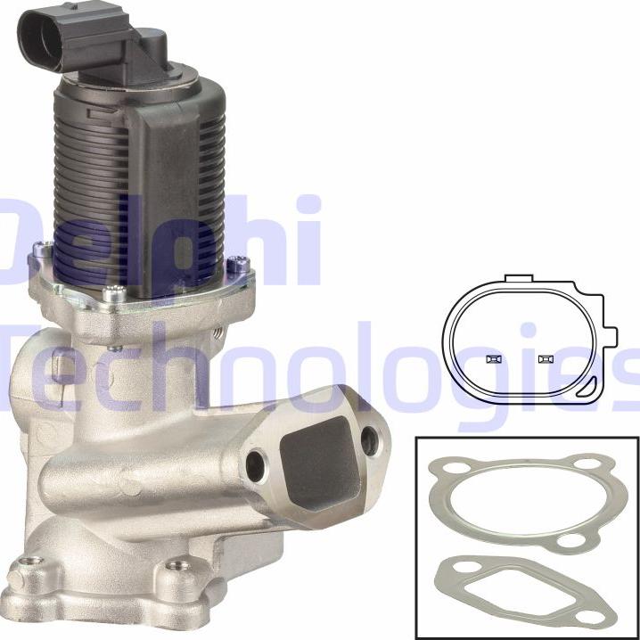 Delphi EG10642-12B1 - Izpl. gāzu recirkulācijas vārsts www.autospares.lv