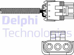 Delphi ES10990-12B1 - Lambda zonde autospares.lv