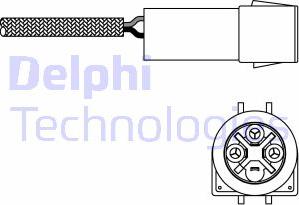 Delphi ES10993-12B1 - Лямбда-зонд, датчик кислорода www.autospares.lv