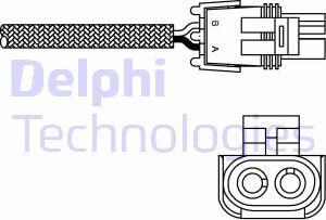 Delphi ES10989-12B1 - Lambda zonde autospares.lv