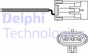 Delphi ES10988-12B1 - Лямбда-зонд, датчик кислорода www.autospares.lv