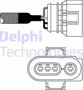 Delphi ES10977-12B1 - Lambda zonde autospares.lv