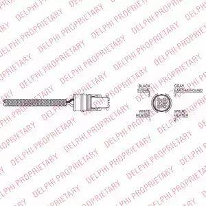 Delphi ES10632-11B1 - Лямбда-зонд, датчик кислорода www.autospares.lv