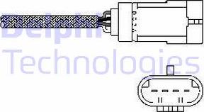 Delphi ES10793-12B1 - Лямбда-зонд, датчик кислорода www.autospares.lv