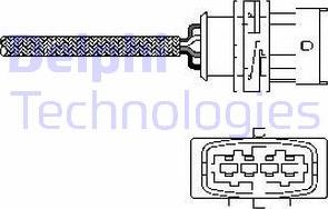 Delphi ES10789-12B1 - Lambda zonde www.autospares.lv