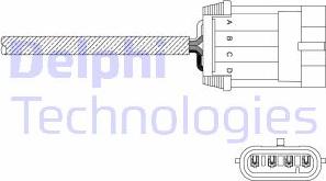 Delphi ES11049-12B1 - Lambda zonde autospares.lv