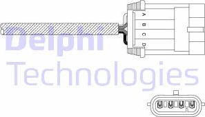 Delphi ES11053-12B1 - Lambda zonde autospares.lv