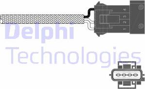 Delphi ES11009-12B1 - Лямбда-зонд, датчик кислорода www.autospares.lv