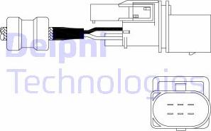 Delphi ES11014-12B1 - Lambda Sensor www.autospares.lv