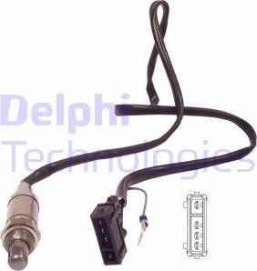 Delphi ES11010-12B1 - Лямбда-зонд, датчик кислорода www.autospares.lv