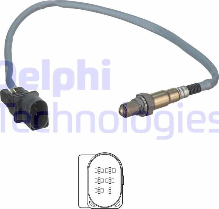 Delphi ES20549-12B1 - Lambda zonde autospares.lv