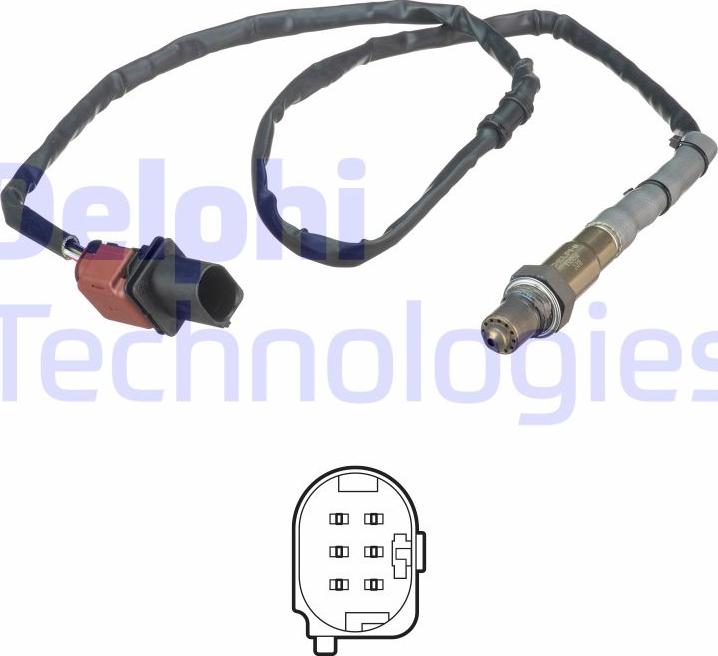 Delphi ES20556-12B1 - Лямбда-зонд, датчик кислорода www.autospares.lv