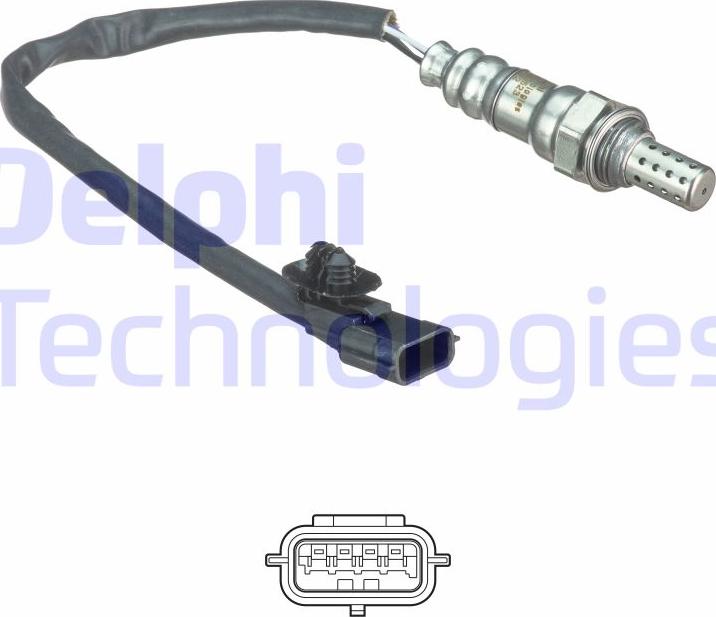 Delphi ES2052312B1 - Лямбда-зонд, датчик кислорода www.autospares.lv