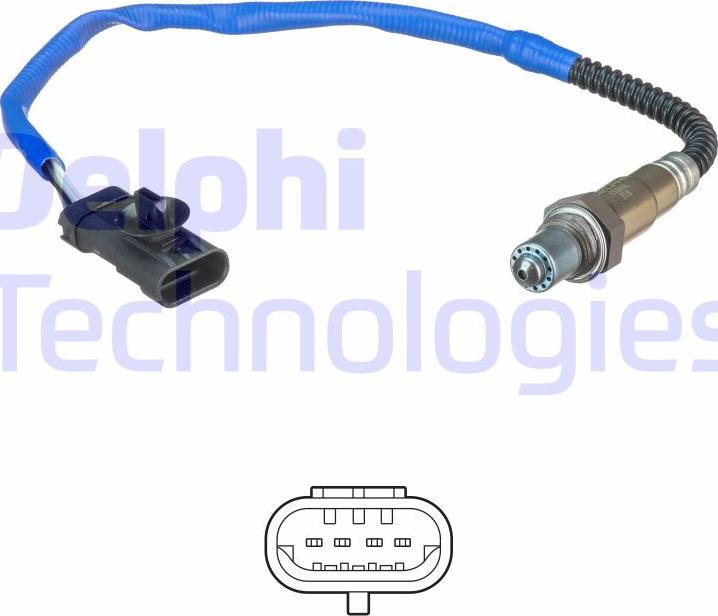 Delphi ES20656-12B1 - Лямбда-зонд, датчик кислорода www.autospares.lv