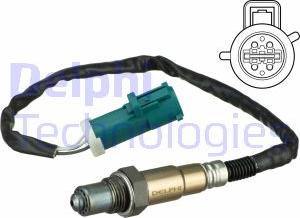 Delphi ES20629-12B1 - Лямбда-зонд, датчик кислорода www.autospares.lv