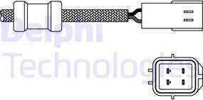 Delphi ES20049-12B1 - Lambda zonde autospares.lv