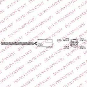 Delphi ES20068-11B1 - Лямбда-зонд, датчик кислорода www.autospares.lv