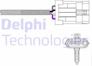 Delphi ES20023-12B1 - Lambda zonde autospares.lv