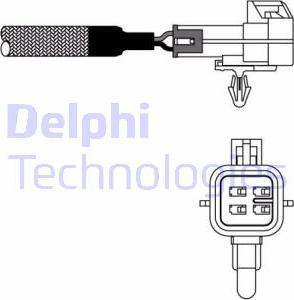 Delphi ES20140 - Lambda Sensor www.autospares.lv