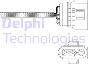 Delphi ES20347-12B1 - Лямбда-зонд, датчик кислорода www.autospares.lv