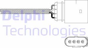 Delphi ES20338-12B1 - Lambda zonde autospares.lv