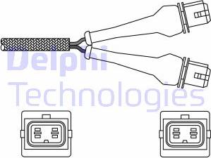 Delphi ES20244-12B1 - Lambda zonde www.autospares.lv