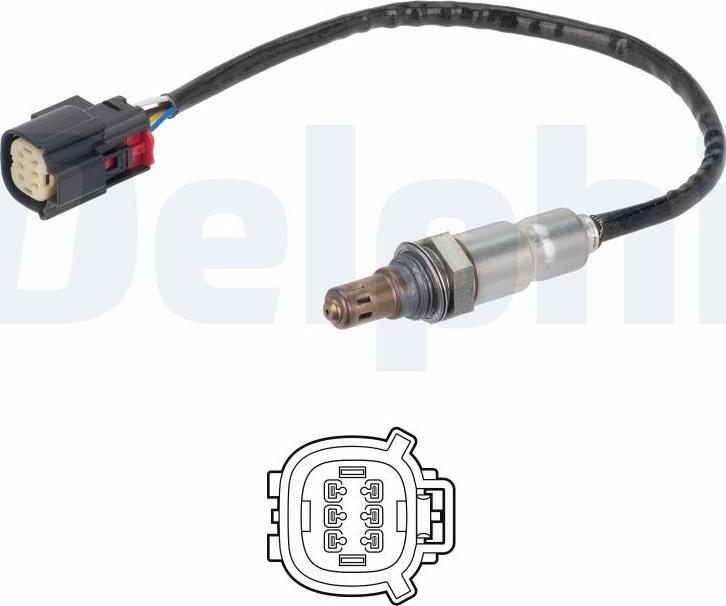 Delphi ES21414-12B1 - Лямбда-зонд, датчик кислорода www.autospares.lv