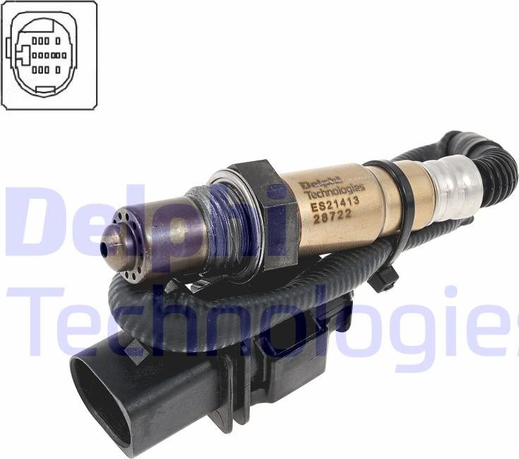 Delphi ES21413-12B1 - Lambda zonde autospares.lv