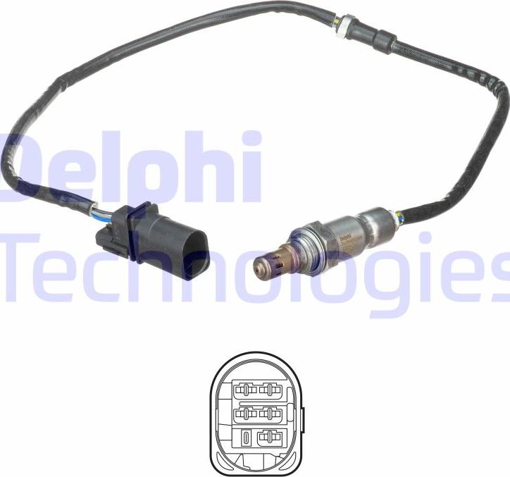 Delphi ES21091-12B1 - Lambda zonde www.autospares.lv