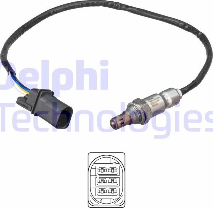 Delphi ES21056-12B1 - Lambda zonde www.autospares.lv