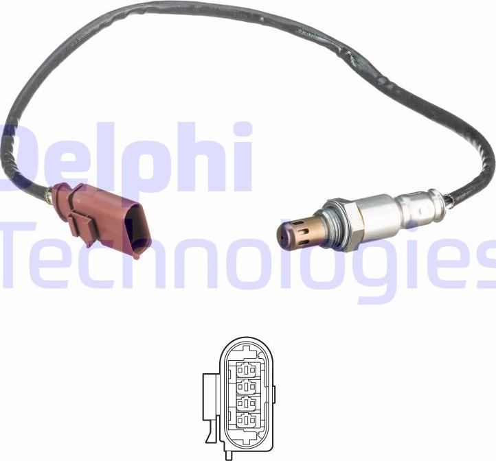 Delphi ES21089-12B1 - Lambda zonde autospares.lv