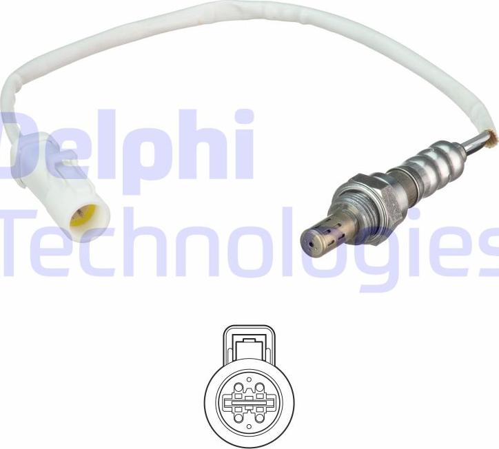 Delphi ES21087-12B1 - Лямбда-зонд, датчик кислорода www.autospares.lv