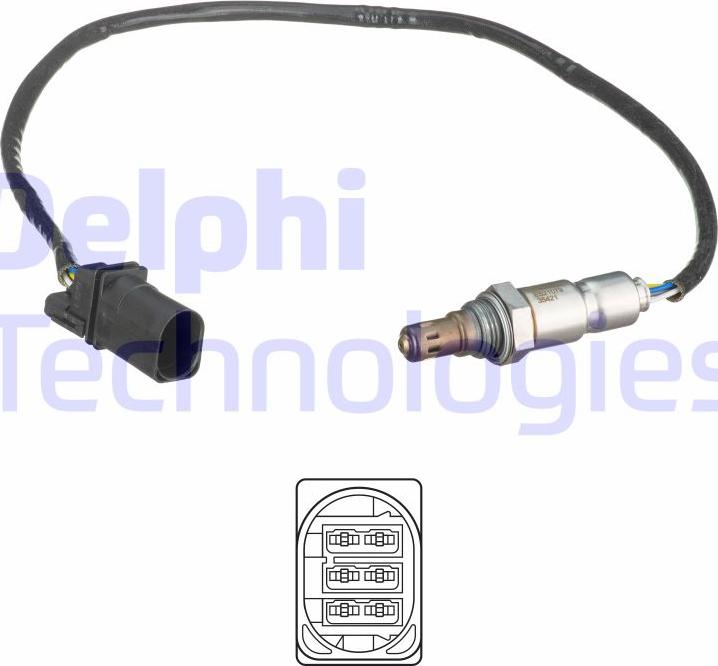 Delphi ES21079-12B1 - Lambda zonde www.autospares.lv