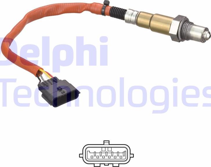 Delphi ES21077-12B1 - Lambda zonde www.autospares.lv