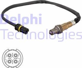 Delphi ES21190-12B1 - Лямбда-зонд, датчик кислорода www.autospares.lv