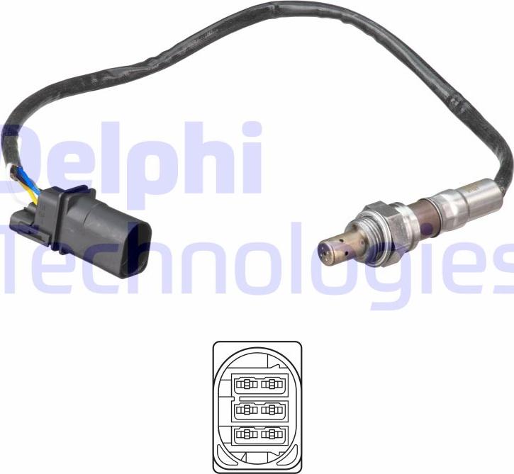 Delphi ES21149-12B1 - Lambda zonde www.autospares.lv