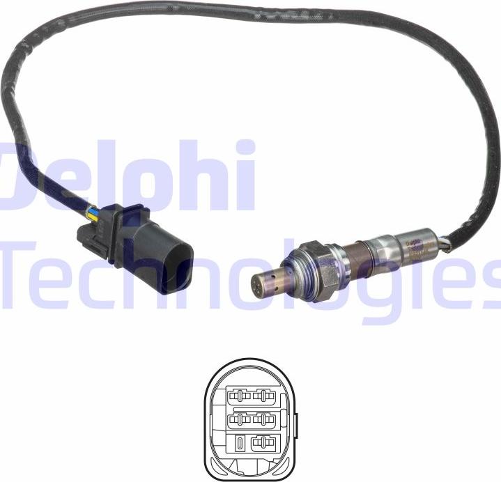 Delphi ES21145-12B1 - Lambda zonde www.autospares.lv