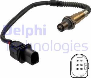 Delphi ES21156-12B1 - Лямбда-зонд, датчик кислорода www.autospares.lv