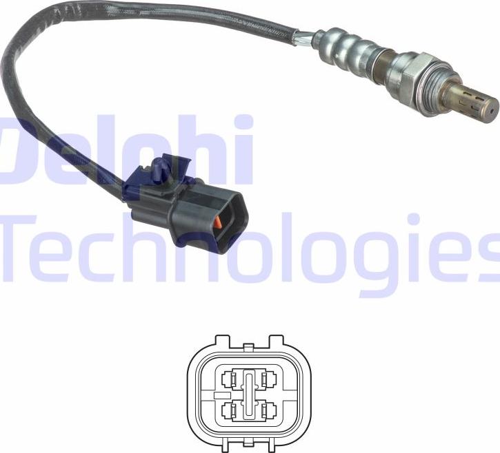 Delphi ES21158-12B1 - Lambda zonde autospares.lv