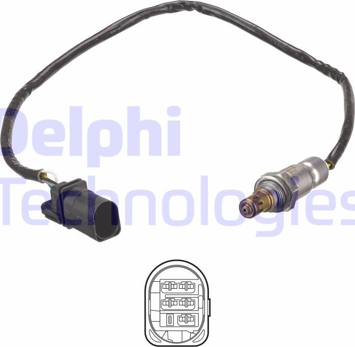 Delphi ES21153-12B1 - Lambda zonde www.autospares.lv