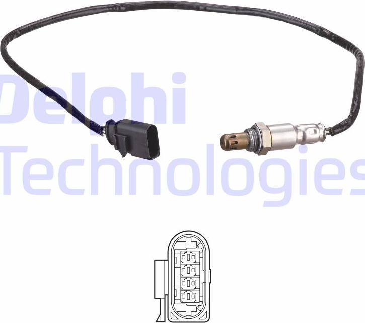 Delphi ES21161-12B1 - Lambda zonde autospares.lv