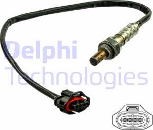 Delphi ES21116-12B1 - Лямбда-зонд, датчик кислорода www.autospares.lv