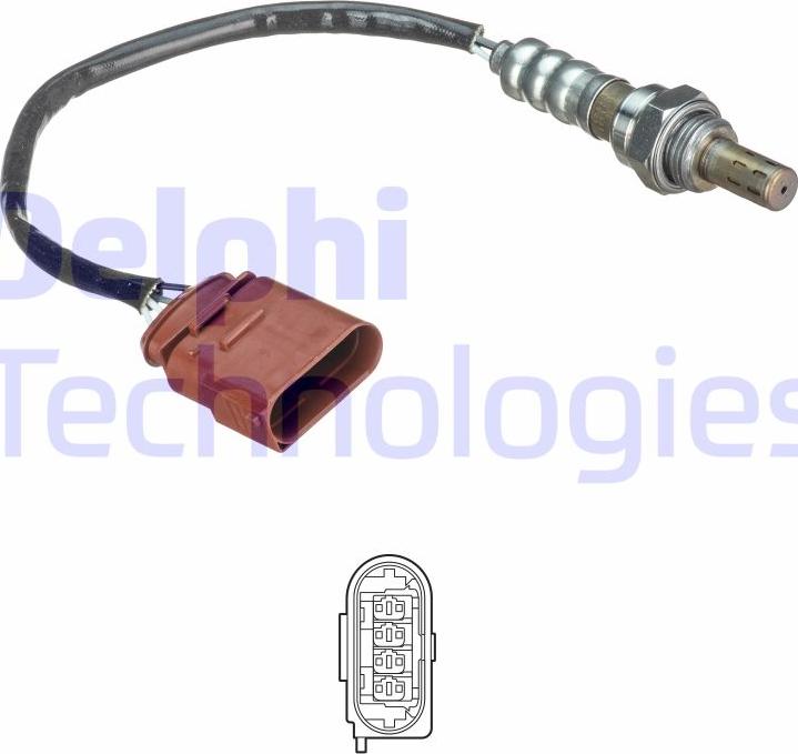 Delphi ES21186-12B1 - Lambda Sensor www.autospares.lv