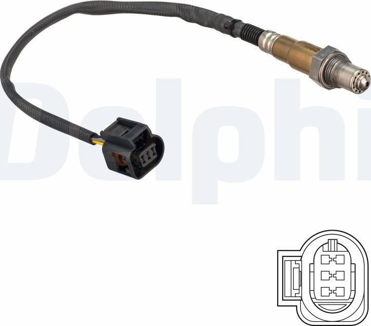 Delphi ES21180-18B1 - Lambda zonde www.autospares.lv