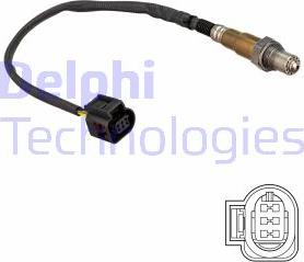 Delphi ES21180-12B1 - Lambda zonde autospares.lv