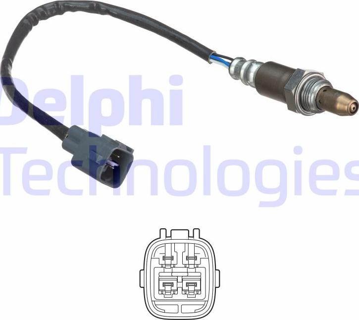 Delphi ES21138-12B1 - Лямбда-зонд, датчик кислорода www.autospares.lv