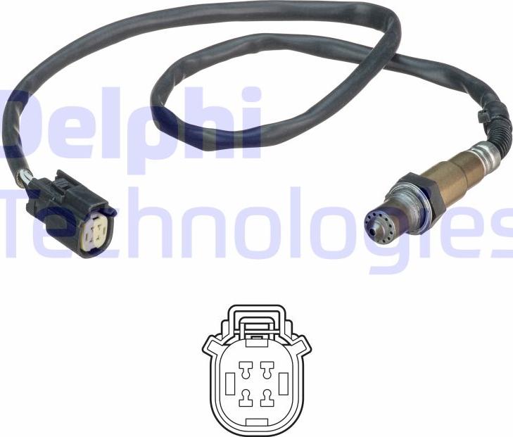 Delphi ES21126-12B1 - Lambda zonde autospares.lv