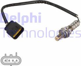 Delphi ES21128-12B1 - Лямбда-зонд, датчик кислорода www.autospares.lv